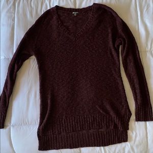 Burgundy sweater